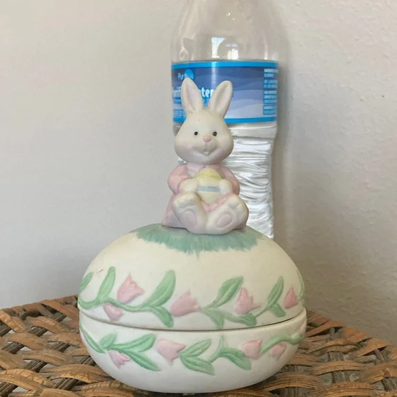 Pastel Bunny Trinket Box - Picture 1 of 6